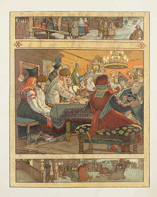 Лот из шести изданий сказок, оформленных художником Иваном Билибиным: